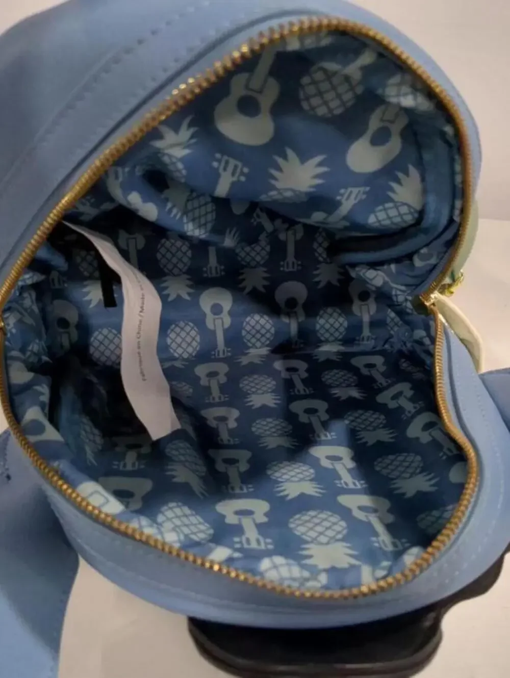 Disney Stitch Character Mini Backpack Blue Cream Loungefly